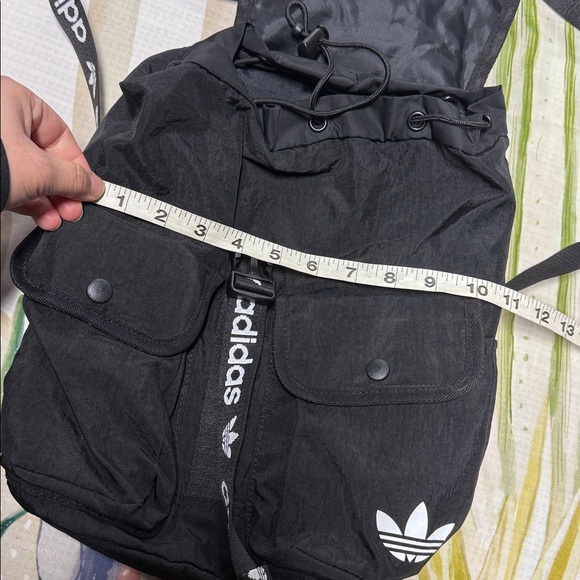Adidas original Black Utility Backpack with Logo Straps unisex - Picture 7 of 7